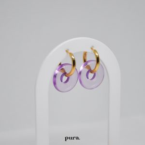 Pendientes Lavanda